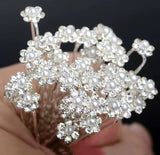 Rhinestone floral Hair Pin